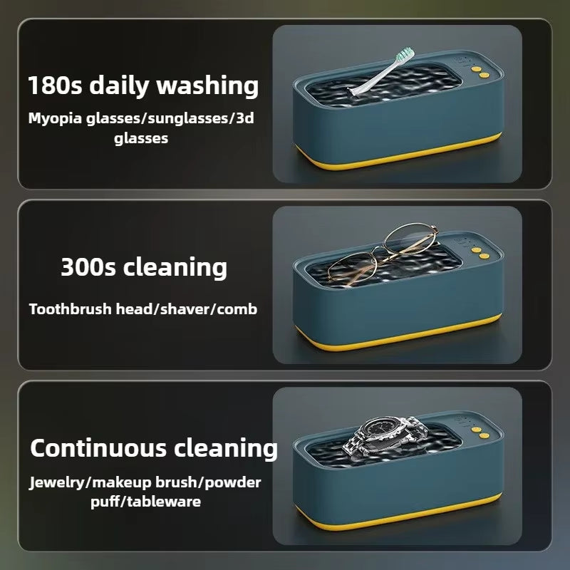 USB Ultrasonic Cleaner -> 3-Level High-Frequency Deep Cleaning Machine