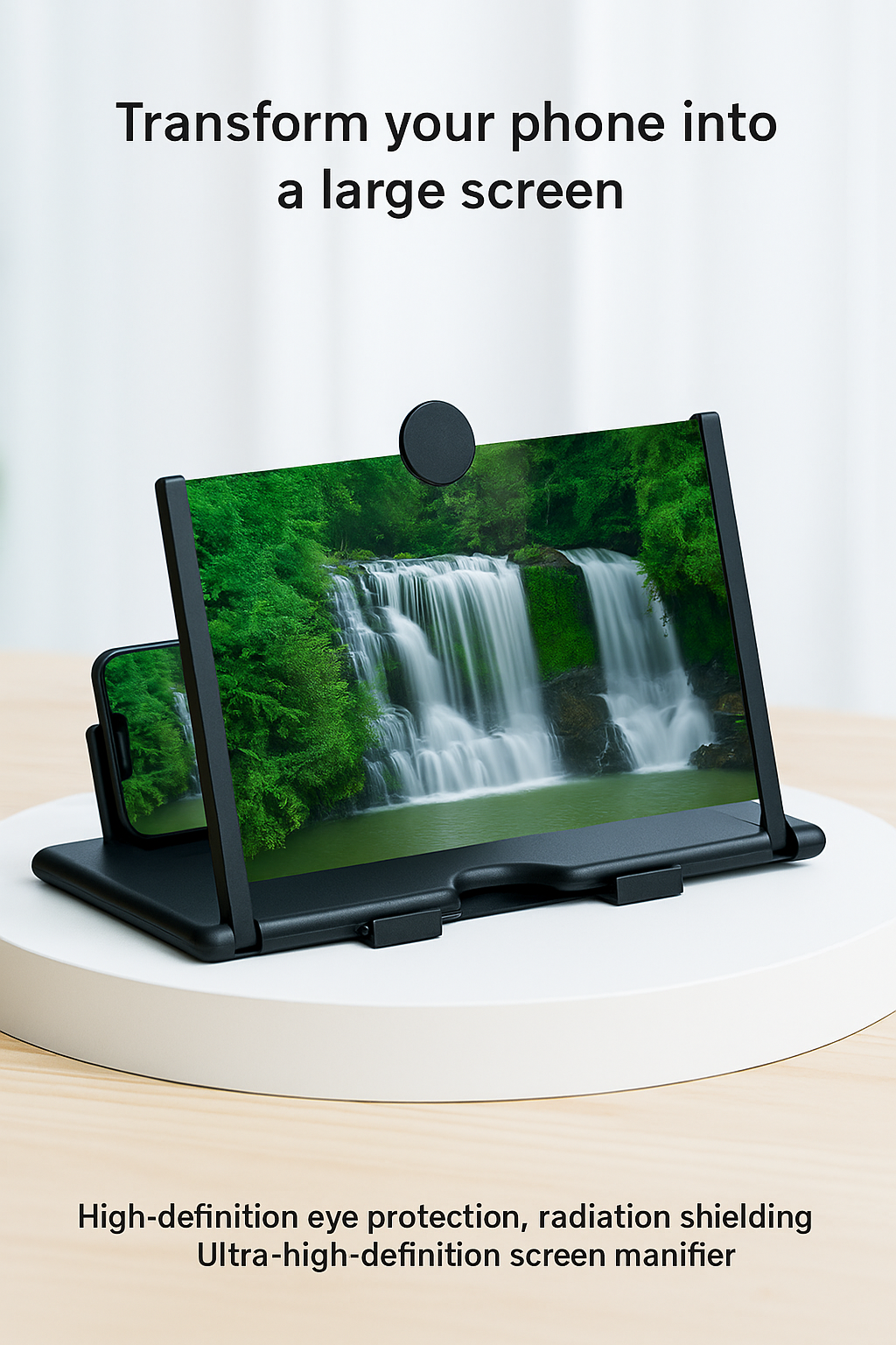 📱 10-Inch HD Mobile Phone Screen Amplifier – Foldable