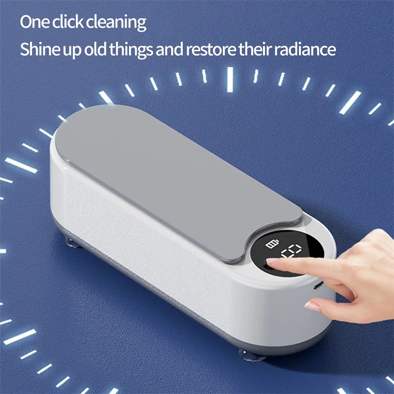 USB Ultrasonic Cleaner -> 3-Level High-Frequency Deep Cleaning Machine